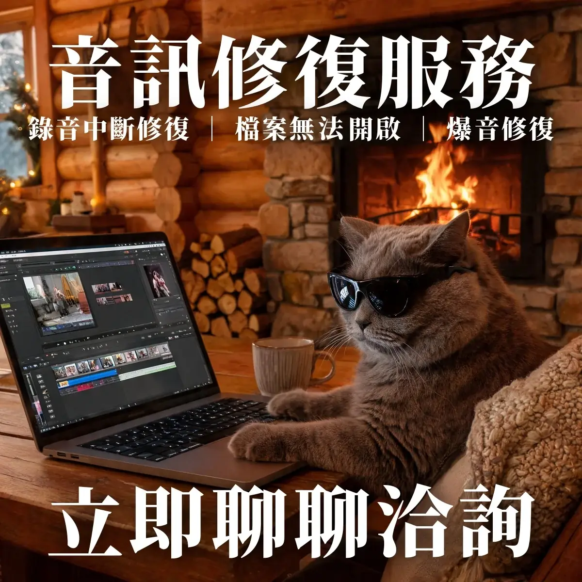加入薯條貓影音工作室官方 LINE