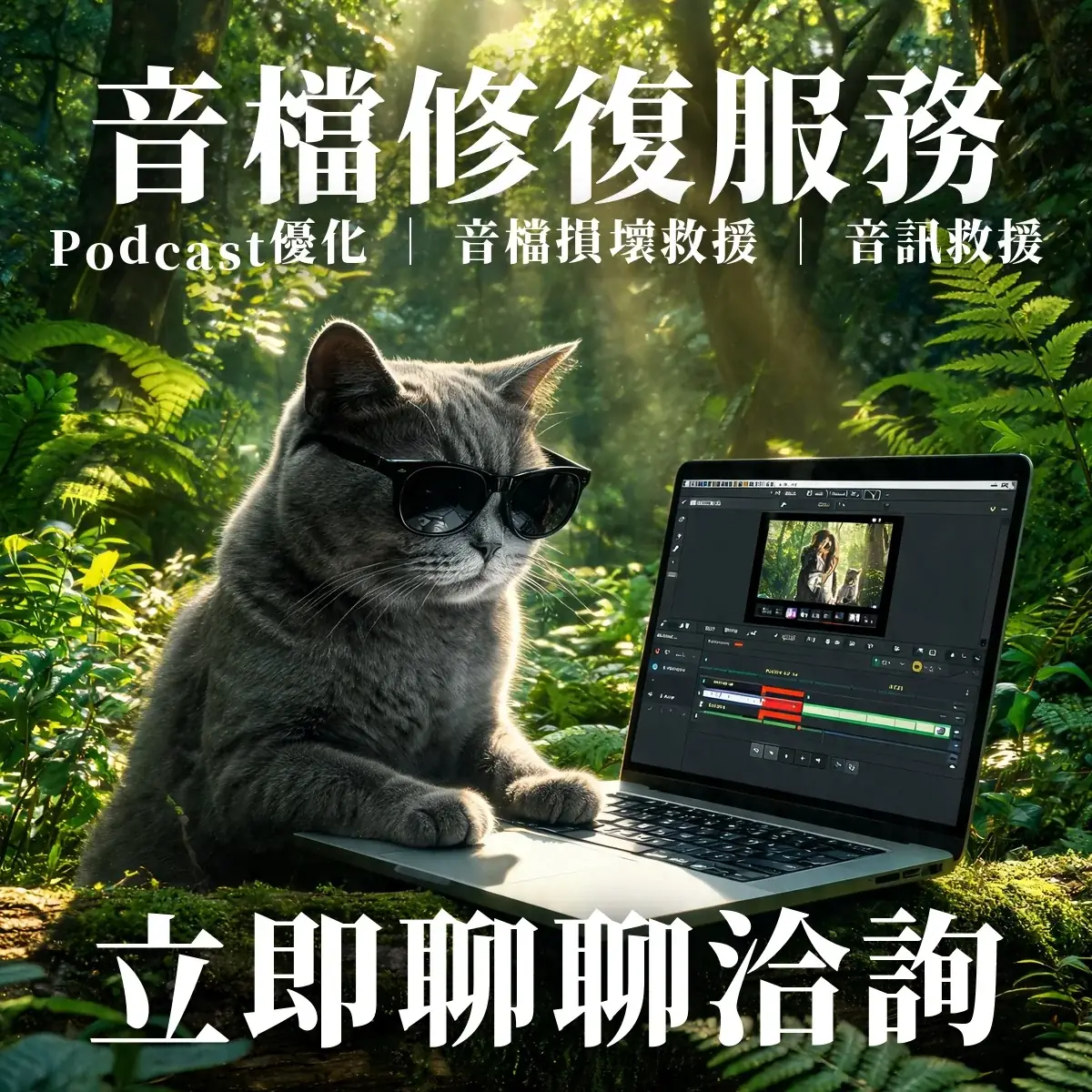 加入薯條貓影音工作室官方 LINE