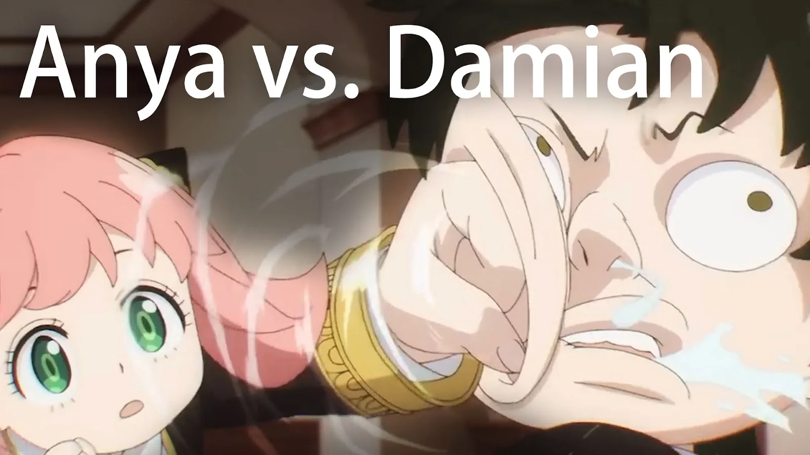 YouTube 縮圖設計範例:Anya vs. Damian