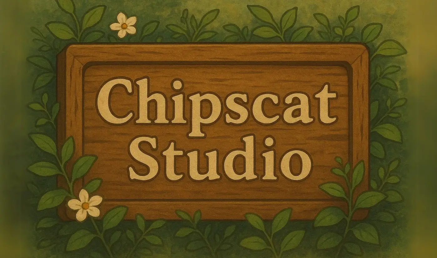 Chipscat Studio 木牌招牌插畫