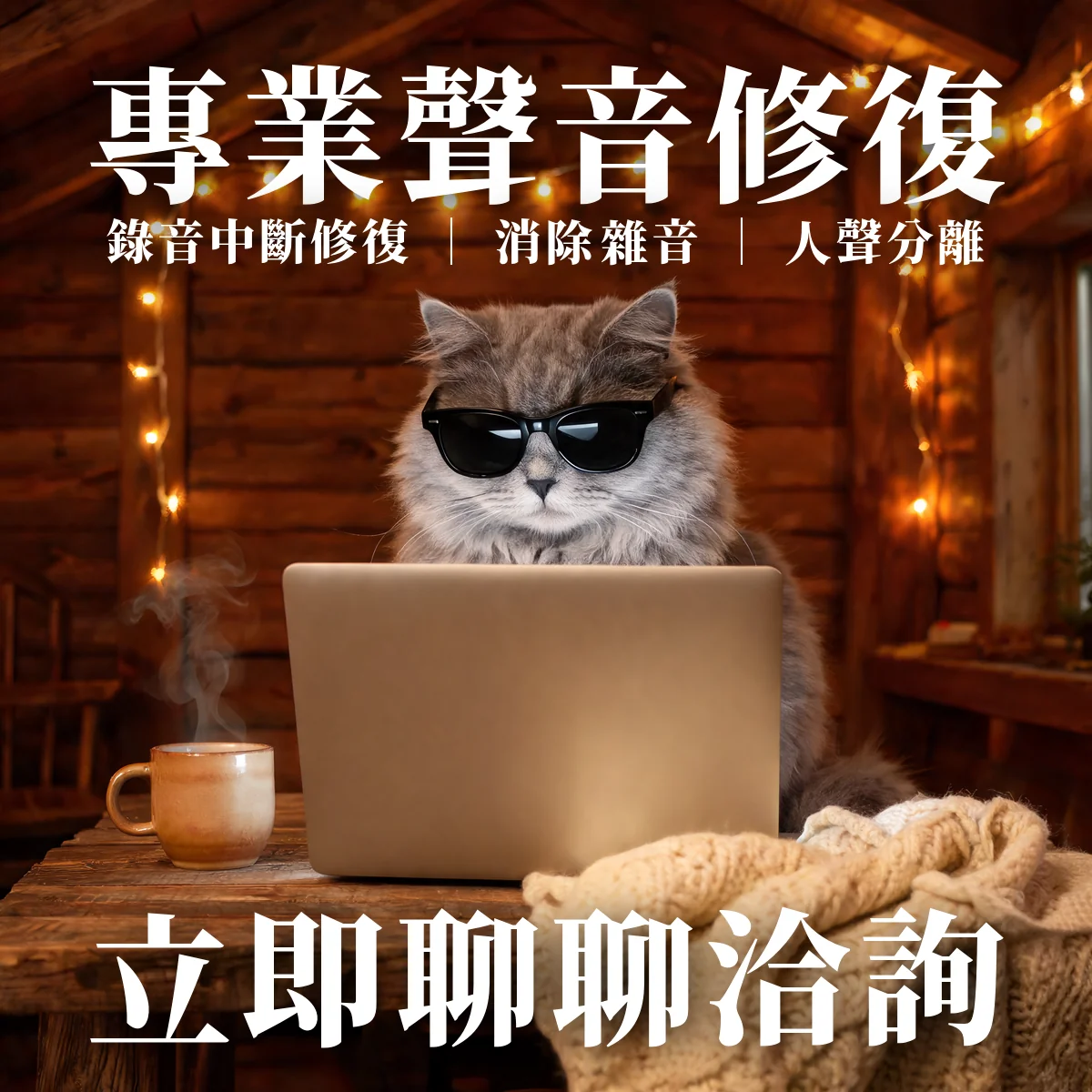 加入薯條貓影音工作室官方 LINE